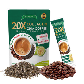 美式爆款膠原蛋白黑咖啡奇亞籽原味咖啡 COLLAGENCOFFEE
