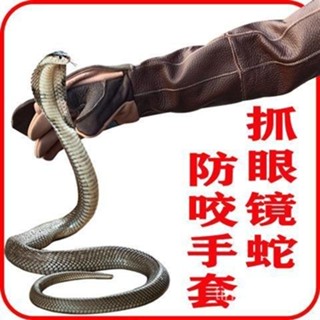 [精選好物]寵物防咬手套狗貓訓犬鱷龜眼鏡蛇加長加厚牛皮護腿洗澡防抓傷動物手套 防護手套 防咬