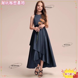 ❤ 臺灣熱銷+免運❤兒童禮服公主裙 音樂節長鋼琴表演服小提琴演奏服 學生晚會主持禮服 畢業典禮派對 生日聚會晚禮服