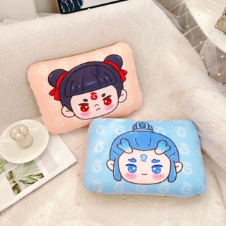 Cute Grid❤ 哪吒涼席午睡枕 敖丙卡通兒童抱枕 兒童枕 睡覺枕頭小學生趴睡枕辦公室趴枕