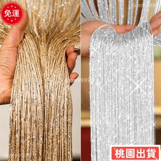 🔥限時特惠🔥時尚銀色皮革線簾 優雅線簾 絲線窗簾 透光不透人 窗紗紗簾 抗紫外線 遮光布簾 飄窗陽臺客廳 半遮光落地