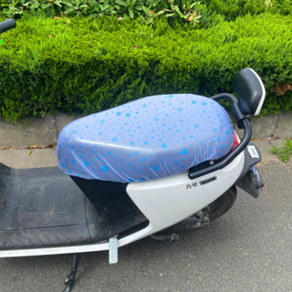 Susu蘇蘇.明天見電動車摩託車坐墊套防水防曬防雨加厚電瓶車坐套通用座墊PVC套子