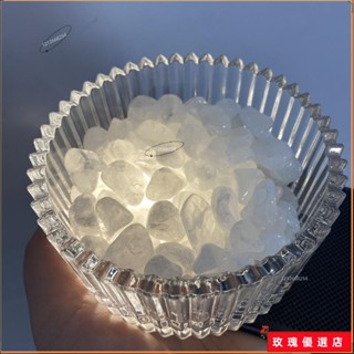 🌞臺灣出貨+熱賣🌞♡串珠收納盒♡ 下殺 水晶消磁磁石ins擺件容器首飾帶蓋 收納盒 碎石玻璃碗凈化透明