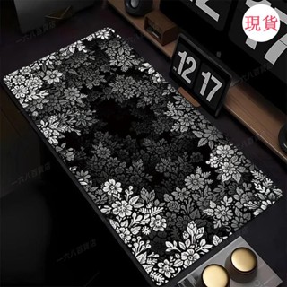 臺灣發貨💖『電競鼠標墊』♡景深花紋質感鼠標墊超大號男生高階感電競桌墊電腦鍵盤滑鼠墊加厚