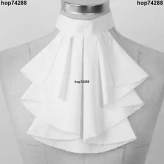熱賣🔥雪紡領圈宮廷風 洛麗塔假領子 口水巾領花禮服裝 演出假領廢土風