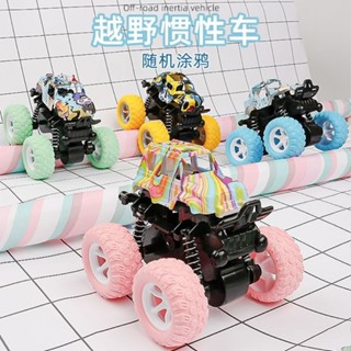 ✨桃園發貨✨慣性四䮠越野車兒童車模型車抗耐摔車避震怪獸車批髮