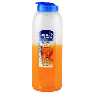 【圓潤杯口暢飲】樂扣樂扣塑膠大容量飲料瓶家用冷水壺冰箱冷藏用果汁杯小涼杯1.2