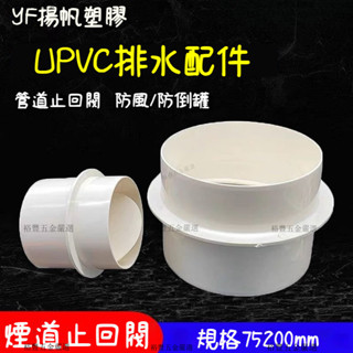 臺灣出貨🔥通風管道止迴閥 PVC110圓形換氣扇 排油煙機逆止閥 風管逆止閥 鋁箔風管逆止 浴室通風管風管配件 逆止閥