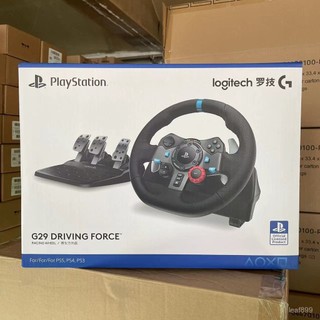 羅技G29 DRIVING FORCE賽車遊戲方嚮盤腳踏G923適用SONY索尼PS5遊戲方嚮盤 ps4 模擬方嚮盤