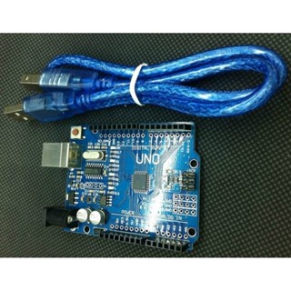 ►58◄Arduino UNO R3 SMD 開發板 超值版本 完全相容 使用 Atmega328p送USB線 排針