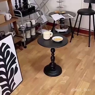 【怡美宜居】免運 北歐現代簡約鐵藝床頭邊幾陽臺小圓桌沙發邊櫃客廳家用小茶几