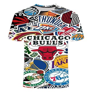 🔥🔥免運🔥2025新款NBA球衣系列3D印花個性時尚潮流中男女短袖帥氣