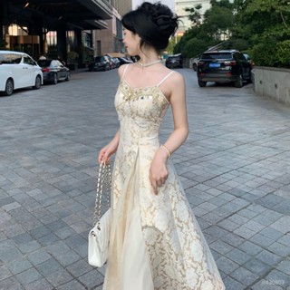 【米芝婭】2025年春季新款高階感宮廷風輕禮服裙提花生日裙
