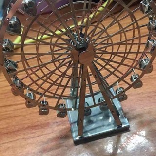 廠商 店鋪熱賣%免開電子發票%【2622人收藏】無聊了組裝個摩天輪玩 DIY手工立體拼圖 金屬模型 玩具禮物 立體拼圖