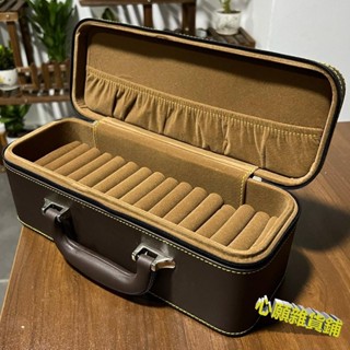 多位大容量家用珠寶玉翡翠金銀手鐲戒指收納展示包箱便攜首飾盒子