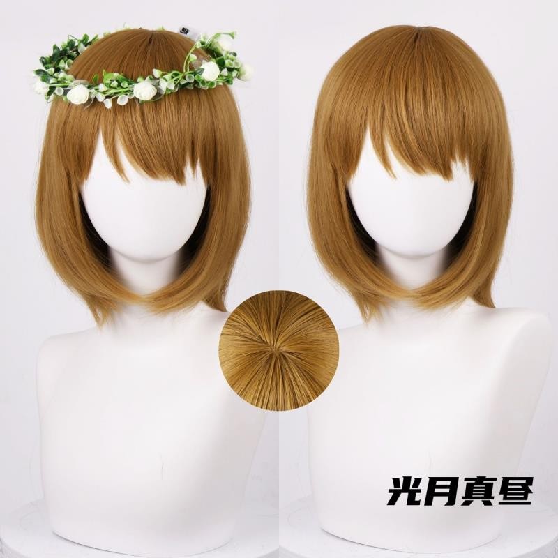 超商免運 加急出貨🚀 【可調節髮量】光月真晝假髮夜晚水母輕音少女平澤唯呆唯COS假髮頭皮頂花圈頭飾