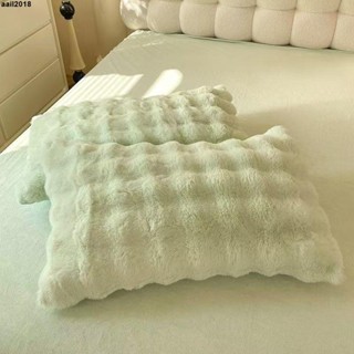 枕頭套 枕頭 【店鋪熱銷】新款冬季泡泡毛絨枕套加厚透氣48保暖枕芯珊瑚牛奶枕頭套一對宿舍