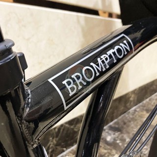 臺灣出貨## 折疊自行車貼紙小布Brompton小貼紙單車車架裝飾貼防水