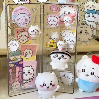 🔥臺灣出貨🔥【1414人好評】透明立牌棉花娃娃吉伊卡展示櫃小型痛櫃穀子吧唧chiikawa手辦收納
