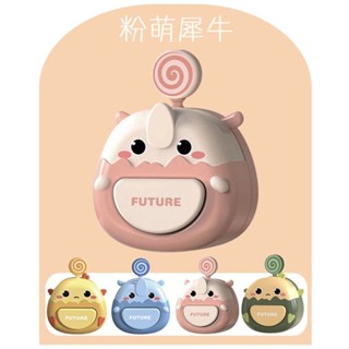 🍓柒號小鋪🍓可愛卡通掛脖無葉小風扇usb充電三檔調節學生兒童迷妳便攜式夏季