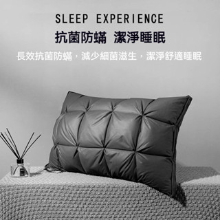 【臺灣出貨】飯店專用枕頭 旅館枕 護頸枕 羽絨枕頭 A類五星飯店專用枕芯 抗菌枕 純棉枕 防過敏 防菌防蟎 頸部支撐