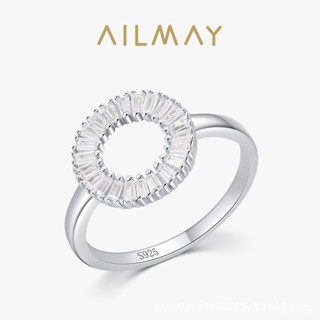AILMAY✨正品授權✨香港直發小眾設計s925純銀戒指女時尚浪漫小雛菊鑲鑽指環歐美跨境熱賣手飾