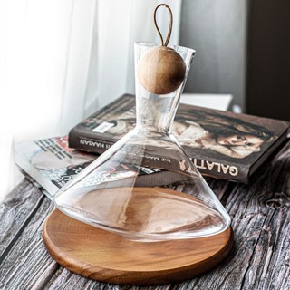 熱賣 醒酒器 紅酒醒酒器 醒酒工具 威士忌醒酒器 水晶醒酒器 輕奢醒酒器 【680人收藏】紅酒醒酒器不倒翁水晶玻璃家用奢