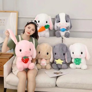 【桃園出貨】促銷限時下殺✨Loppy垂耳兔可愛長耳兔玩偶，毛絨公仔抱枕陪睡安撫娃娃生日禮物送女生