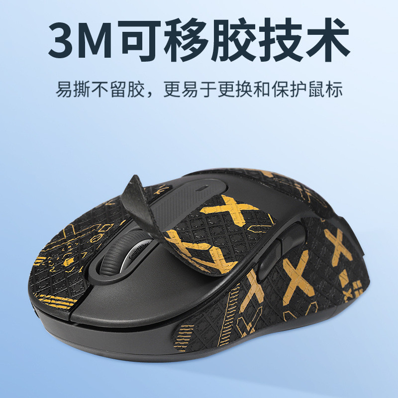 【YM】適用羅技M650L M750L滑鼠防滑貼吸汗印花貼紙m650l掌心貼保護膜貼
