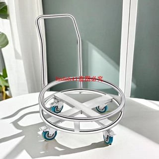 （訂金價格 聊聊諮詢）加厚不銹鋼周轉車食堂湯桶架子帶滑輪保溫桶推車煤氣瓶底座置物架