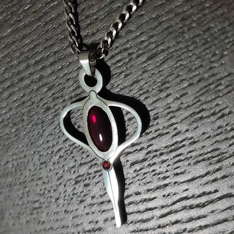 🎀新款來襲🎀《魔法少女》小圓魔圓佐倉杏子靈魂寶石吊墜項鏈動漫周邊小眾ins