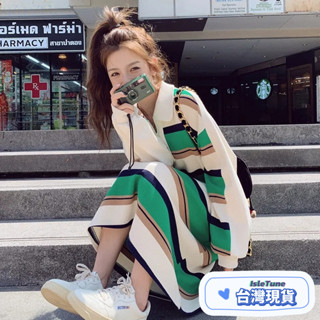 🎶小鈴音Isletune🔔推薦🔔短裙襯衫海邊度假洋裝禮服假兩件女裝大尺碼洋裝高領牛仔洋裝細肩洋裝顯瘦洋裝正韓長洋辣
