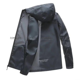 防曬服男士新款冰絲防曬衣服外套潮流寬松薄款透氣防曬衫釣魚外套 外套 外套男 夏天外套 男生外套 大尺Manscape