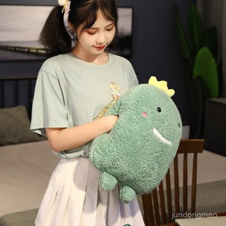 🌸桃園出貨🌸 可愛恐龍暖手抱枕卡通公仔插手午睡枕手捂女生毛絨玩具玩偶娃娃冬