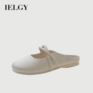 IELGY 夏季瑪麗珍女士百搭軟豆豆平底單鞋