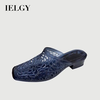 IELGY 新款水晶涼鞋女夏季時尚媽媽防滑簡約鏤空百搭
