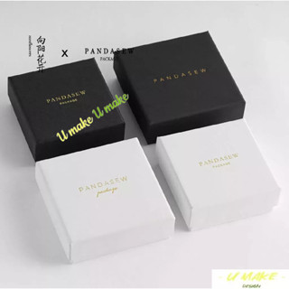 💖U MAKE客製💖 首飾盒logo訂製 黑白珠寶首飾盒 飾品抽屜盒 項鍊戒指吊墜收納盒