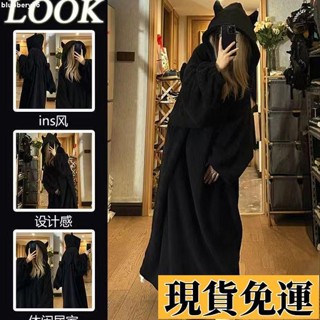 【🚚低價🚚】限時熱賣 韓版網紅連帽小惡魔珊瑚絨睡衣女冬季加厚加絨2025新款睡袍家居服 保暖超厚