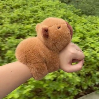 卡皮巴拉毛絨玩具水豚拍拍圈公仔玩偶可愛布娃娃女生日禮物啪啪圈Fashion SHOP