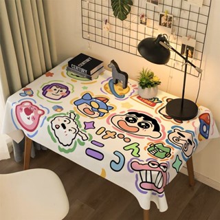 【大臉兔子】❤️玩具總動員蠟筆小新周邊桌布卡通宿舍書桌防塵蓋布臥室化妝臺桌布