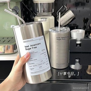 🍕臺灣出貨🍕 咖啡杯 冰霸杯 304不銹鋼 大容量水杯 保冰杯 製冷 保冷杯 車載咖啡杯 不銹鋼咖啡杯 簡約時尚