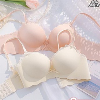 【Janyue_簡悅】 內衣女小胸聚攏純欲四季加厚款一片式集中爆乳無痕顯大少女無鋼圈胸罩/套裝