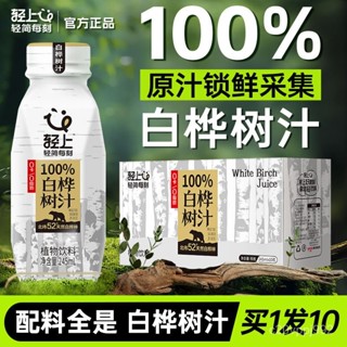 輕上 白樺樹汁 白樺樹汁原汁 原汁原液 100%純鮮原汁白樺樹汁天然白樺原汁植物飲料 O9IN