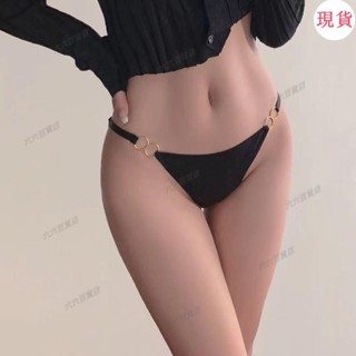 臺灣發貨🥊內褲Ins風美式鏤空無痕內褲低腰性感內褲辣妹純棉檔透氣丁字褲內褲女40307