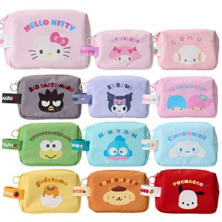【現貨】小禮堂 Sanrio 三麗鷗 長方形拉鍊化妝包 (大臉 2025新生活) Kitty 酷洛米 大耳狗