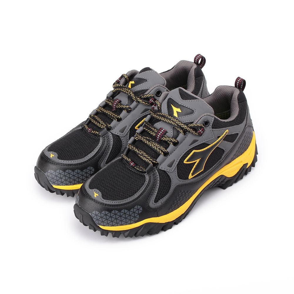 DIADORA 抗水戶外越野鞋 黑黃 DA7AMO3900 男鞋