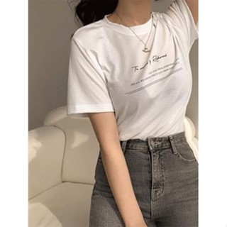 Codibook｜韓國 peachmode 愛情信件柔軟短版圓領T恤［預購］短袖上衣 T恤 女裝