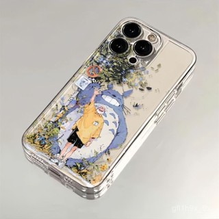 【免運】宮崎駿龍貓iPhone15手機殻蘋果華為榮耀透明小米紅米矽膠OPPOVIVO V0CS