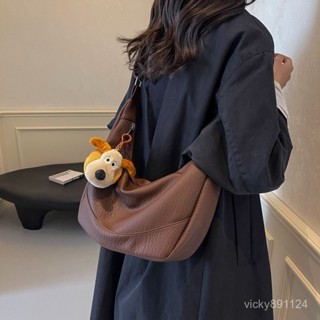 【全臺精選低價💖免運】軟麵複古大容量包包女式新款單肩包時尚洋氣通懃斜挎餃子包