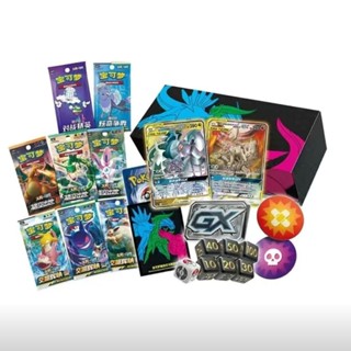 👾寶可夢卡牌｜閃光 SSR🔥PTCG寶可夢三神禮盒 阿爾宙斯&帝牙盧卡&帕路奇亞GX卡套能量傷害